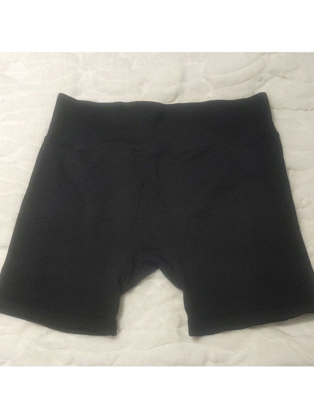 Pink Active Textured Black Workout Shorts XL 2021